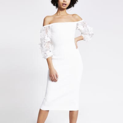 Floral Embroidered Midi Dress Cheap Sale, 59% OFF 