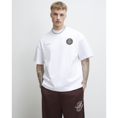 White Oversized Cotton London City T-Shirt