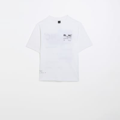 White oversized fit graphic t-shirt