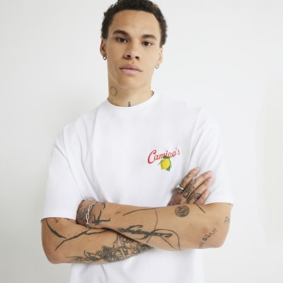 White Oversized Fit Lemoncello T-Shirt