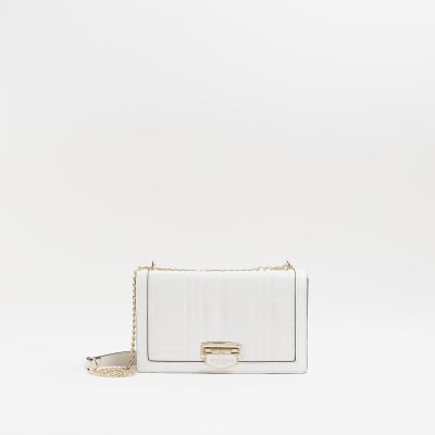 River island white bag sale