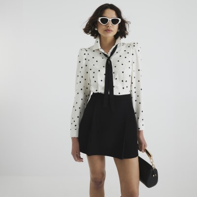 White Polka Dot Playsuit
