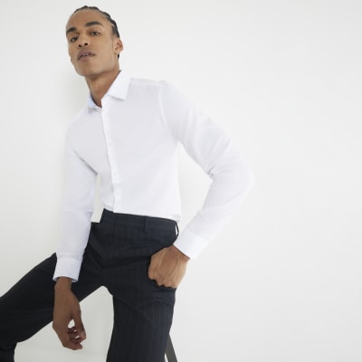 White Premium Long Sleeve Formal Shirt