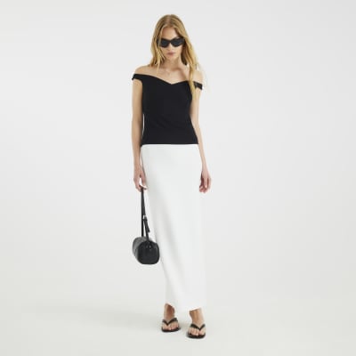 White Premium Maxi Skirt
