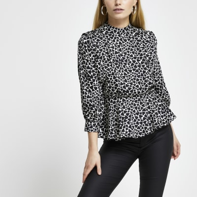 peplum pleated