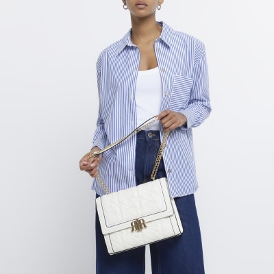 White Quilted Bag Bundle