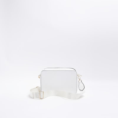 Designer white cross body bag sale