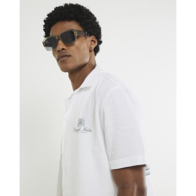 White Regular Fit Casa De Midas Shirt