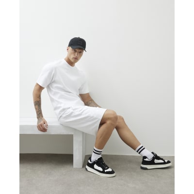 White Regular Fit Luminis Shorts