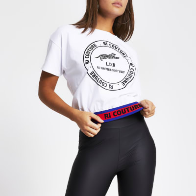 elasticated bottom t shirt
