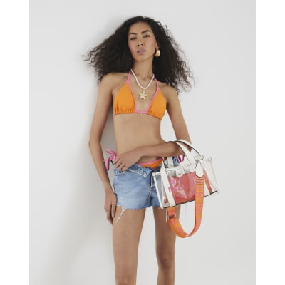 White RI Perspex Tote