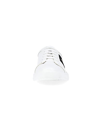 360 degree animation of product White RI Stripe Trainers frame-21