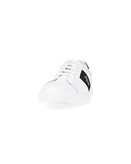 360 degree animation of product White RI Stripe Trainers frame-22