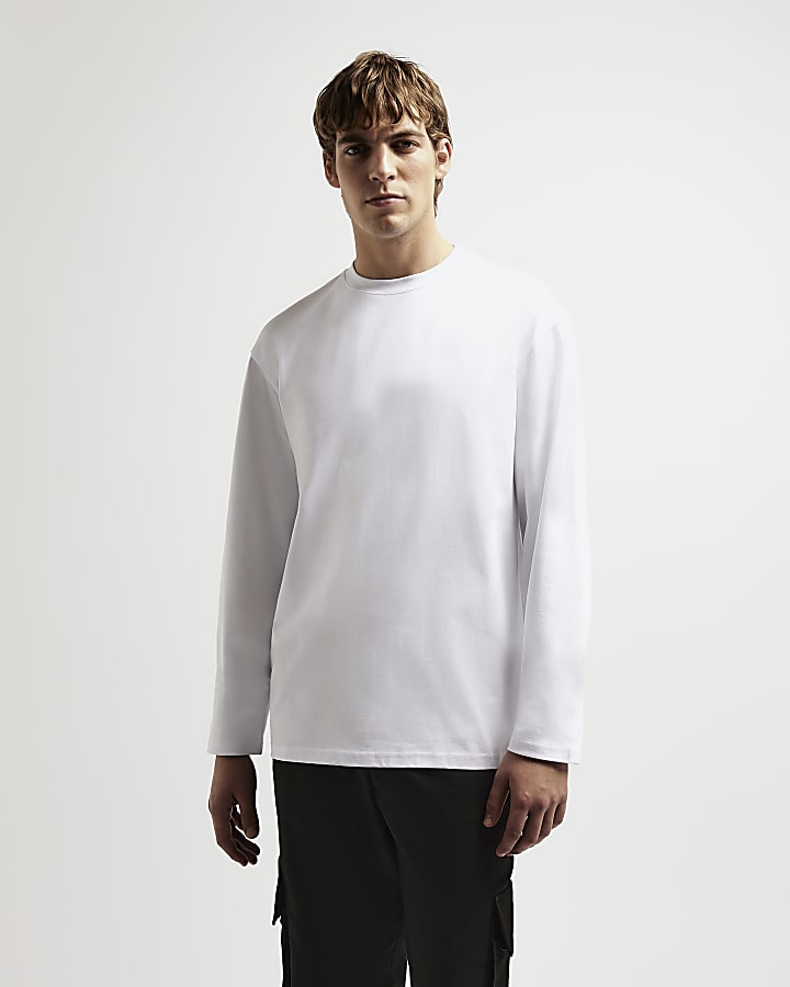 White RI Studio long sleeve t-shirt