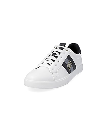 360 degree animation of product White 'RR' monogram trainers frame-23