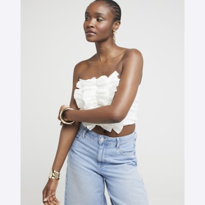 Ruffle bandeau top online