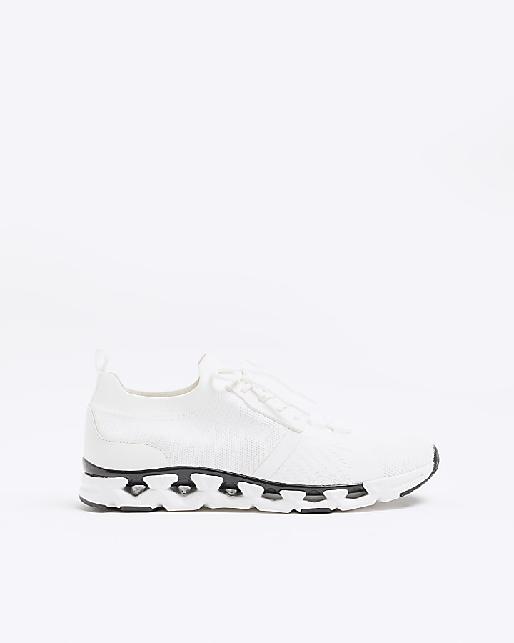 White runner shoes