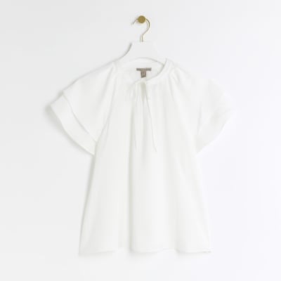 River island best sale ladies white blouses