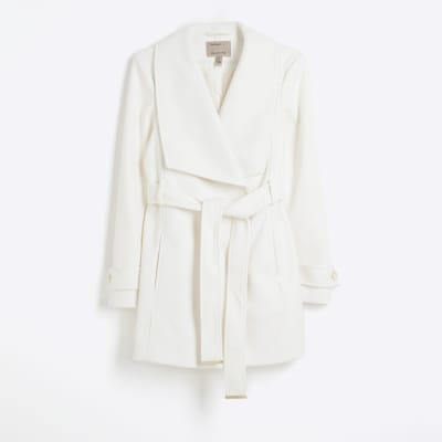 River island wrap coat sales