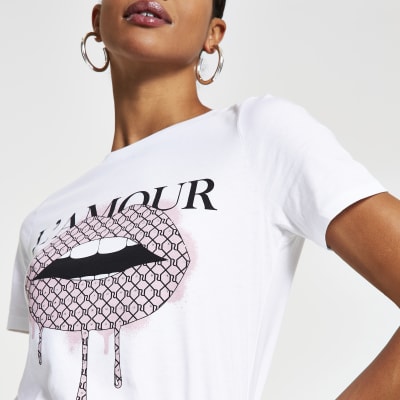 river island amour t shirt