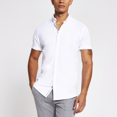 muscle fit shirts river island