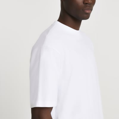 oversized white shirt men