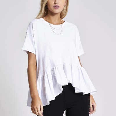 peplum short shirt