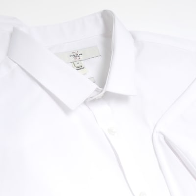 White slim fit multipack of 3 smart shirts River Island