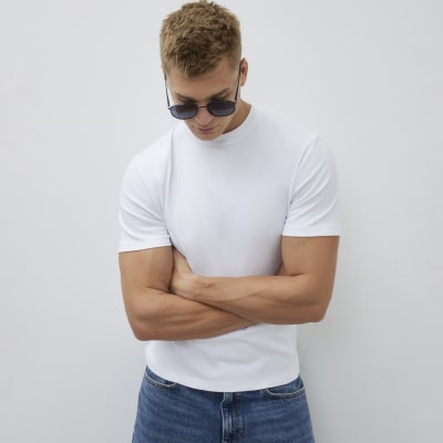 White Slim Fit T-Shirt