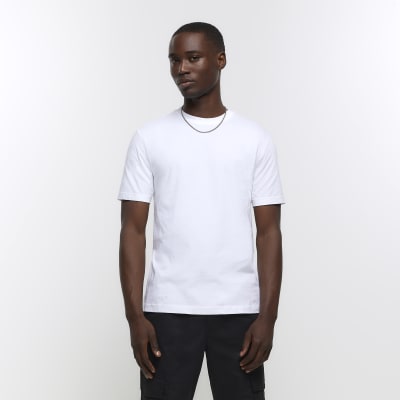 Slim Fit Pima cotton T-shirt - White - Men