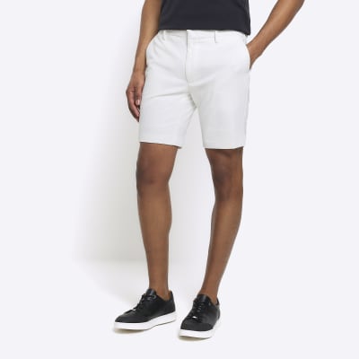 River island white shorts hotsell
