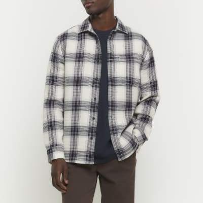 slim fit waffle shirt