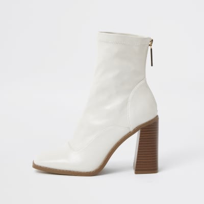 river island block heel boots