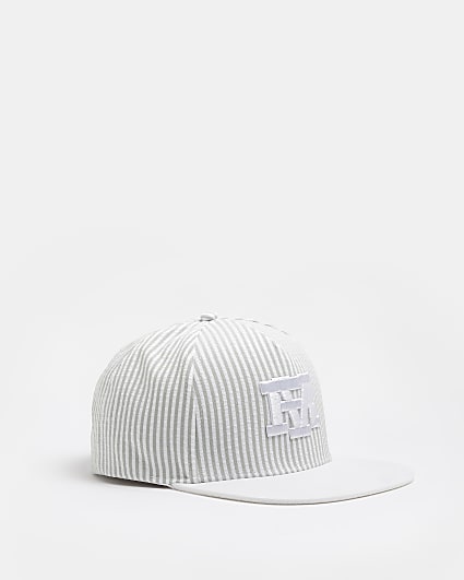 White Stripe Cap
