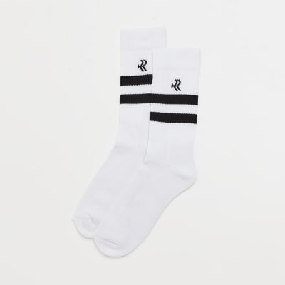 embroidered trainer socks
