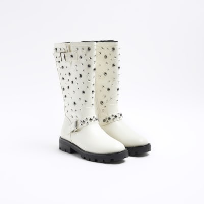 White boots hot sale river island