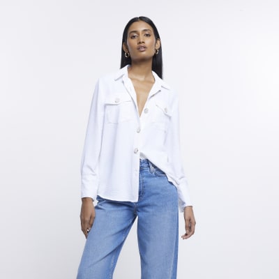 river island white shirt ladies