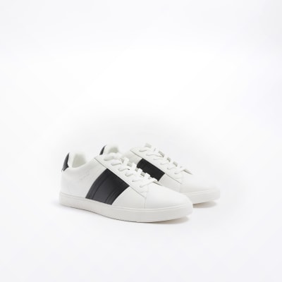 River island white sales plimsolls