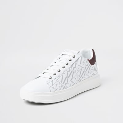 white wedge plimsolls