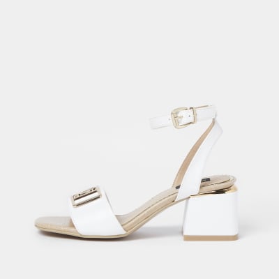 wide fit low heel sandals