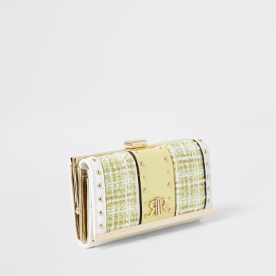 river island yellow purse