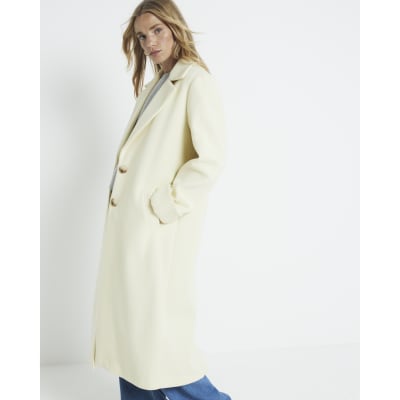 River island yellow coat clearance