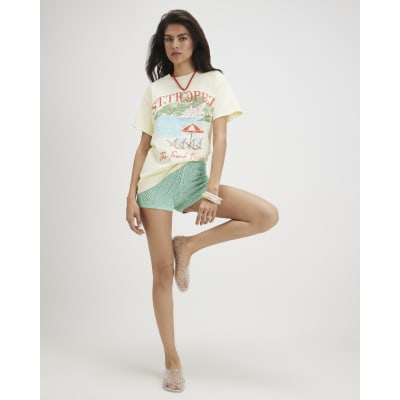 Cotton Short Sleeve St Tropez T Shirt