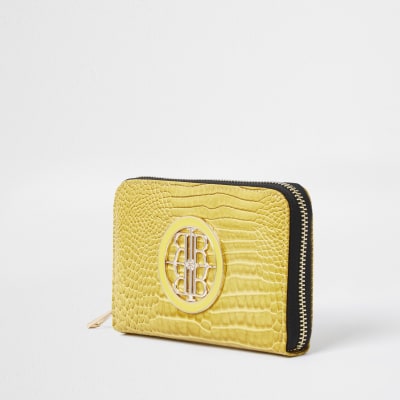 yellow mini purse