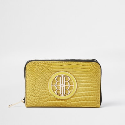 yellow mini purse
