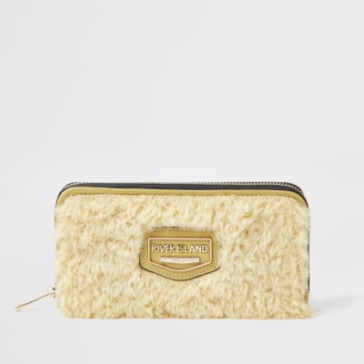 river island yellow purse