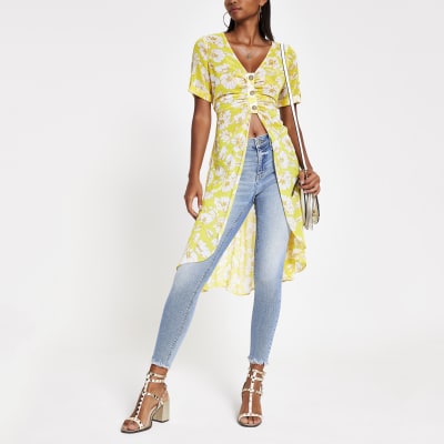 river island kimono dress