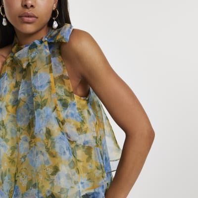 organza top river island