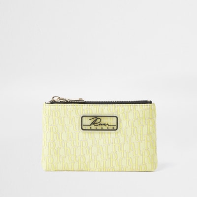 river island yellow purse