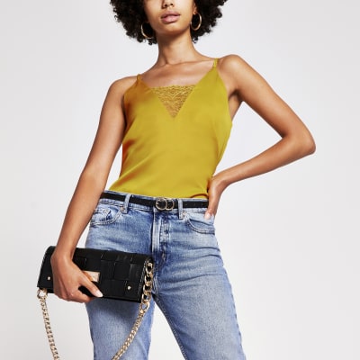 yellow cami